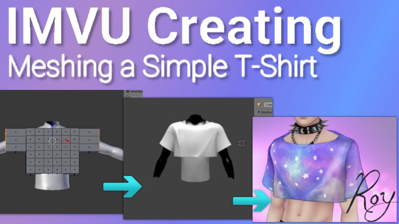 → COMO CRIAR CAMISETAS NO IMVU