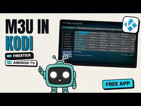 Kodi M3U Playlist on Firestick & Android TV: IPTV Simple Client