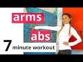 EXERCISE HOME WORKOUT - ARM EXERCISES FOR WOMEN & AB WORKOUT - No equipment needed START NOW
