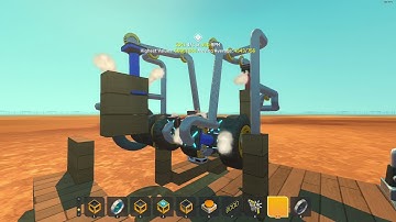 Scrap Mechanic: Fast High RPM Twin Piston Engine 900 RPM