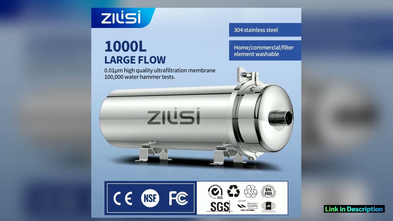 Well water purification for rural tap water wholehouse water purifier household filter inlet pipe