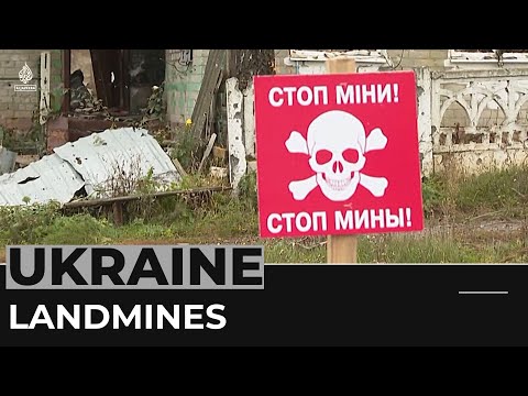 Russians accused of planting mines in ukraine's donetsk