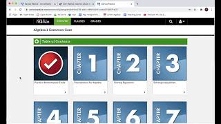 Navigating the Algebra 1 Online Textbook