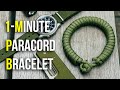 A Quick Deploy Paracord Bracelet SO Simple That You Can Make and Unravel It In 1 MINUTE!