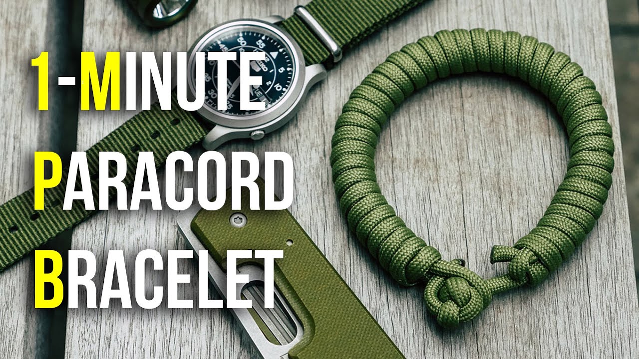 A Quick Deploy Paracord Bracelet SO Simple That You Can Make and