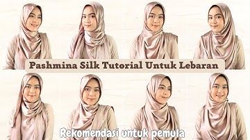 Tutorial Pashmina Silk Texture Lebaran Menutup Dada || Rekomendasi untuk pemula!!!