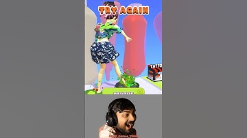 Tippy Toe Failed 🤣‼️Mobile Games #asmr #games #relaxing #funny #shorts #satisfying