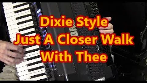 KORG accordion, Just A Closer Walk With Thee, Dale Mathis Accordion