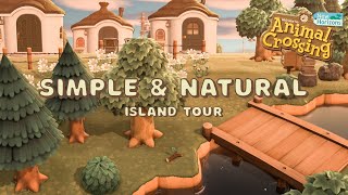 PERFECT Simple & Natural Town Island Tour // Animal Crossing New Horizons