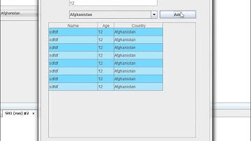 07 Jtable Customize JTable with Color