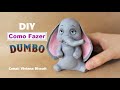 DIY Dumbo Biscuit porcelana fria - Geek Tim Burton - Viviana Biscuit