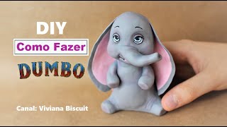 DIY Dumbo Biscuit porcelana fria - Geek Tim Burton - Viviana Biscuit