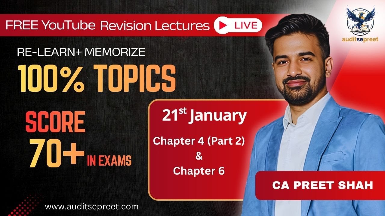 CA INTER AUDIT | CHAPTER 4 (Part 2)| DETAILED REVISION – ONE SHOT - YouTube
