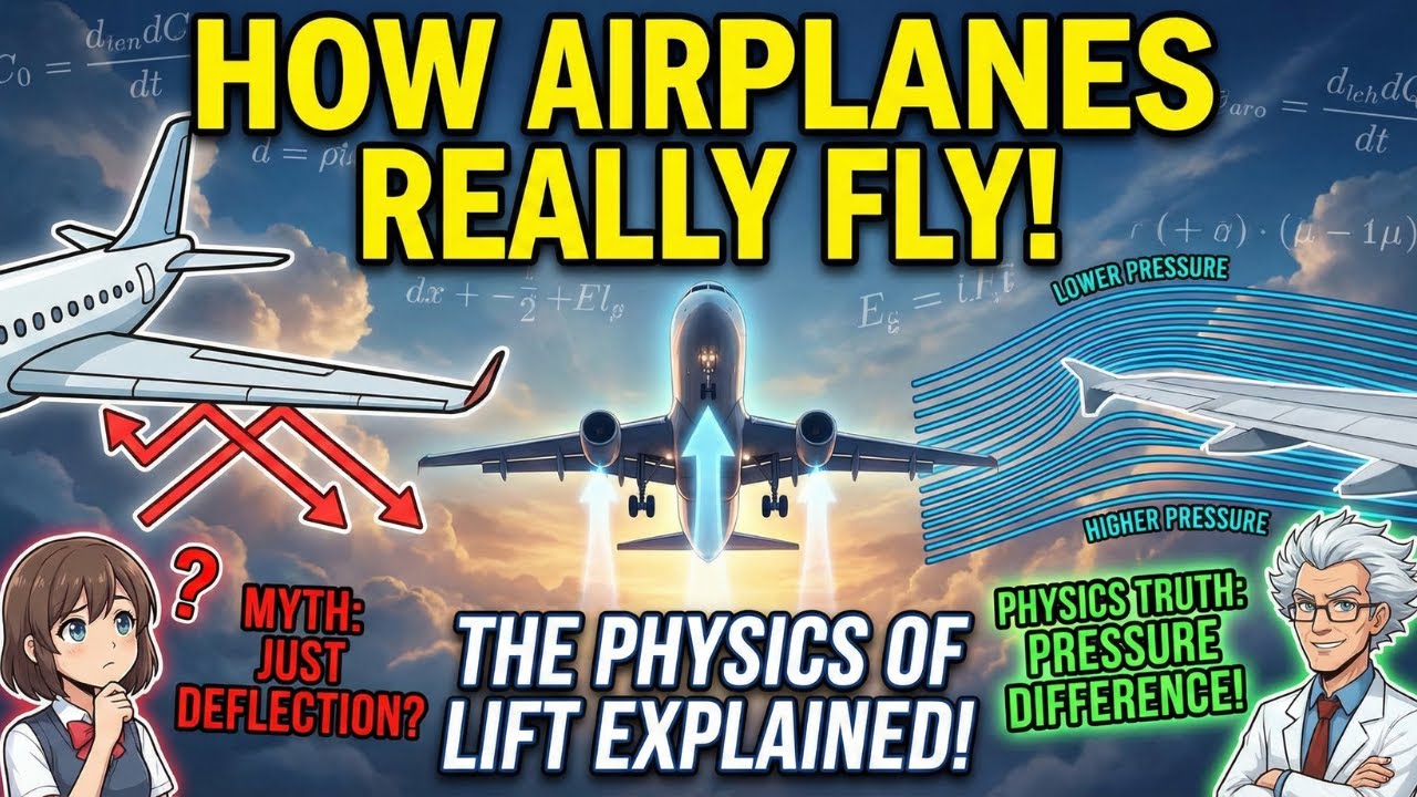 How Airplanes Really Fly — The Physics of Lift Explained