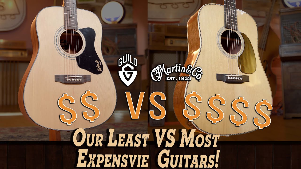 The REAL Difference An Expensive Guitar Makes Guild VS Martin Test YouTube