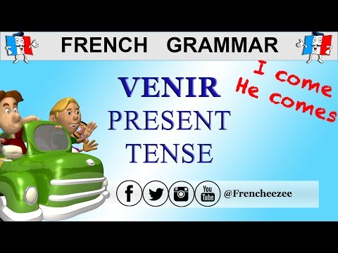 FRENCH CONJUGATION - VERB VENIR (To Come) - PRESENT TENSE