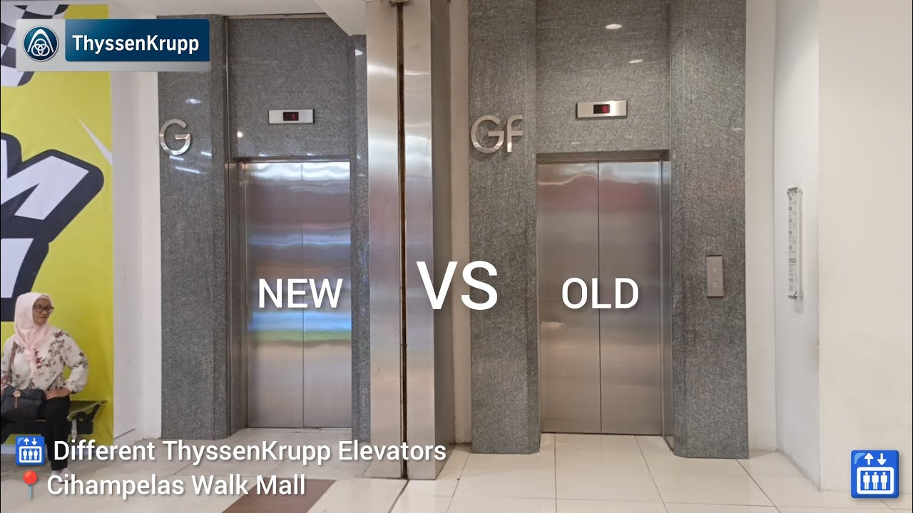 Different ThyssenKrupp Traction Elevators - Cihampelas Walk Mall, Bandung