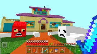 Minecraft | Crazy Monster Brother Attack On Oggy World | Rock Indian Gamer |