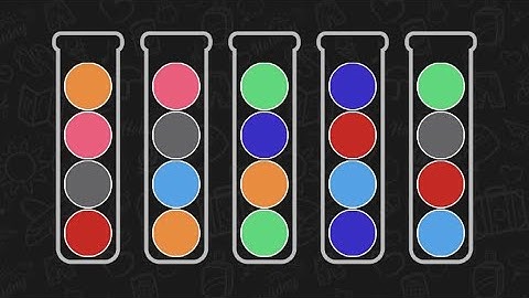 Ball Sort Puzzle Level 72 Solution