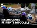 ¡Disparó frente a la FEMDO! Buscan a motociclista que disparó mientras conducía en Reforma