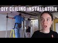 DOES THIS MEAN WE CAN MOVE IN!? // DIY CEILING INSTALLATION // victorian house renovation diaries