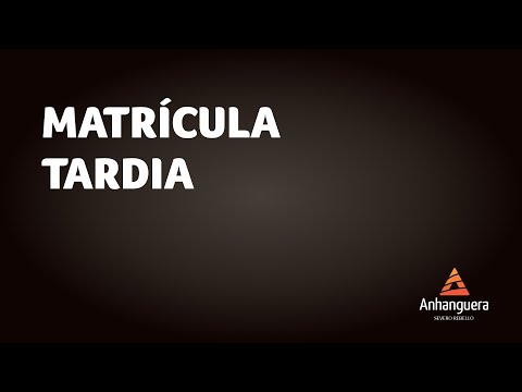 MATRÍCULA TARDIA