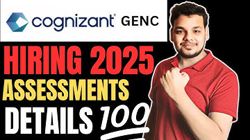 Finally Cognizant GenC 2025 Hiring Process Started | Cognizant GenC Assessment | Details Out