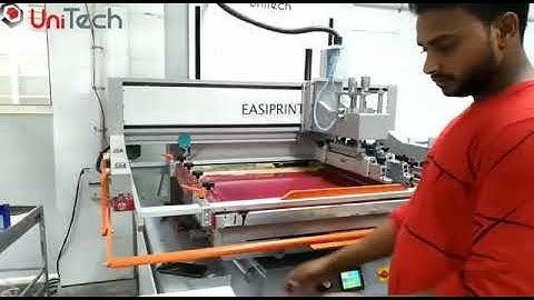 EASIPRINT M2 Series MOTORIZED VERTICAL LIFT Screen Printing Machine by UNITECH