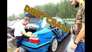 Drift Crash Lipki Разбили BMW Готовим корч к racingby и RDSGP Заехали к Davcustoms Drift in the rain