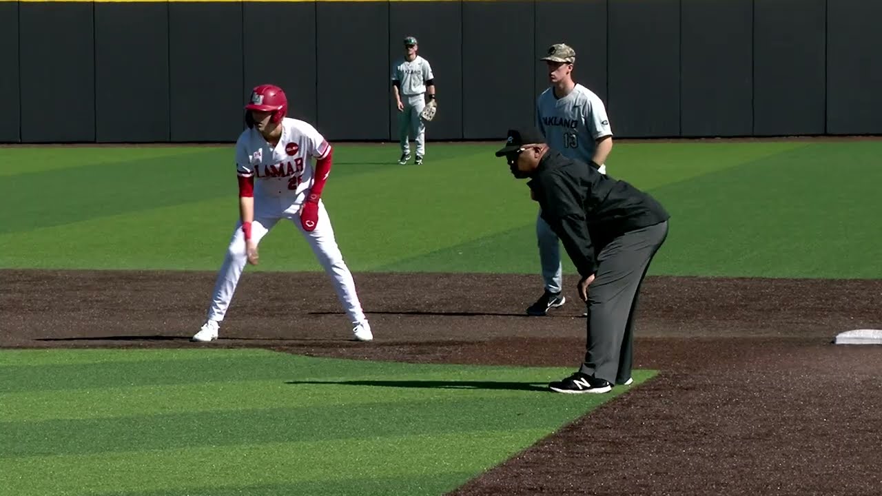 HIGHLIGHTS: Oakland vs. Lamar Baseball