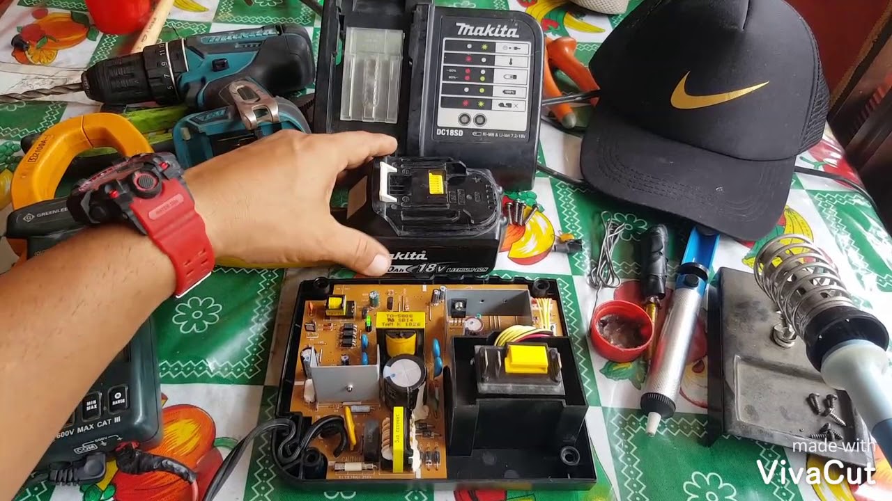 Reparacion de Cargador de Bateria Makita 18v 