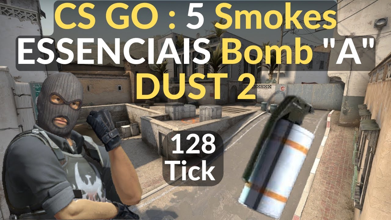 CS GO : 5 Smokes ESSENCIAIS Bomb