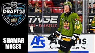 2025 NHL Draft : Shamar Moses - 24-25 Highlights