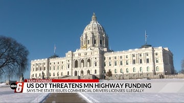 USDOT dreigt met financiering van snelwegen in Minnesota na bewering dat de staat illegaal CDL-li...