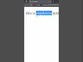 text formating in html #html #css #coding #viral #fyp #programming