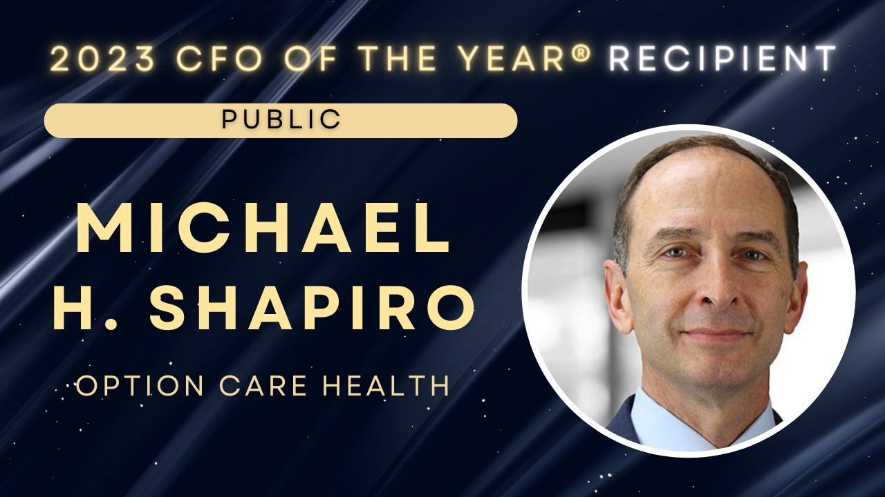 Michael H. Shapiro - 12th Annual CFO of the Year® Recipient Acceptance Speech - FEI Chicago