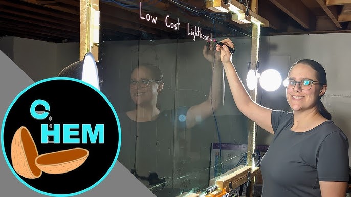 Zoom Lightboard- eglass by Pathway 35 transparent writing glass