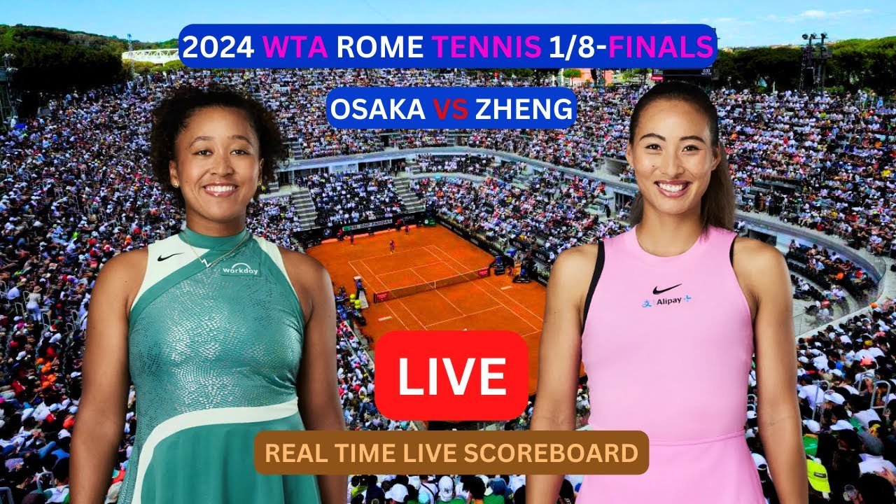 Naomi Osaka Vs Qinwen Zheng LIVE Score UPDATE Today Women's Tennis