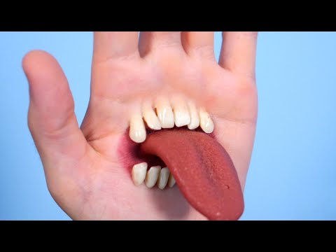 MOUTH GROWS ON HAND SURPRISE!