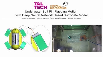 [RoboSoft 2025] Underwater Soft Fin Motion with Deep Learning and Reinforcement Learning Underwater