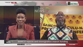 SANCO rejects anti-immigration march funding