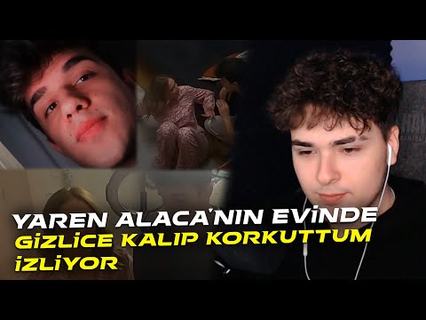 Baran / YAREN ALACA 'NIN EVİNDE GİZLİCE KALIP KORKUTTUM !? İZLİYOR @AhmetCanDundar @YarenAlaca