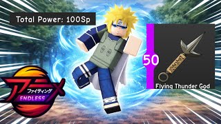100Sp And New Ultimate Abilities As Minato Uzumaki Anime Fighting Simulator Endless