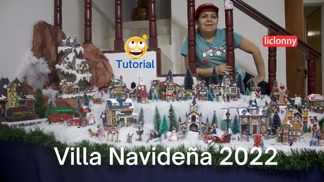 Tutorial para armar una villa Navideña. liclonny - YouTube