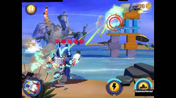 Angry Birds Transformers-New Character Stella "Arcee" Gameplay! IOS