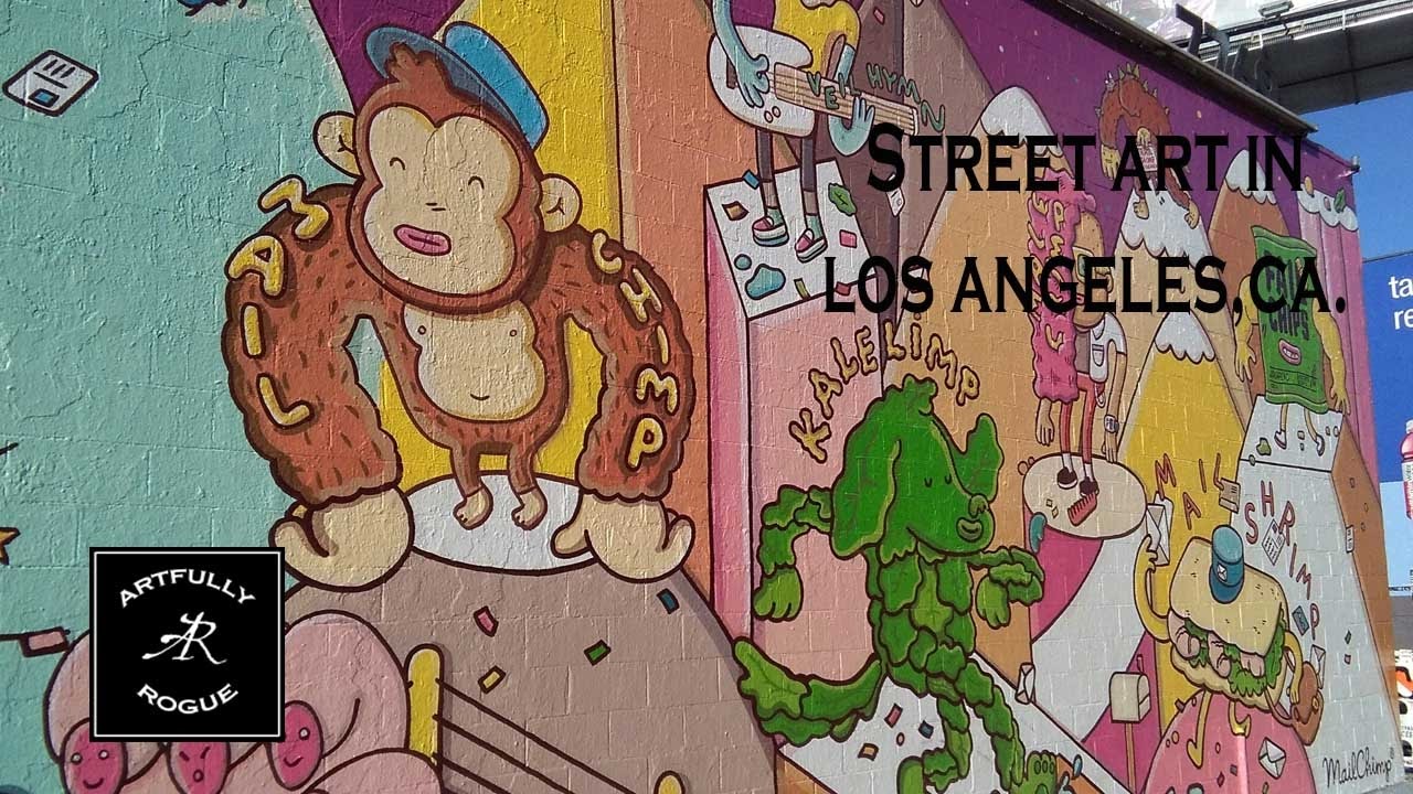 Street Art on Melrose Ave in LA YouTube
