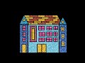 How to draw big house in ms paint | paint in computer| art