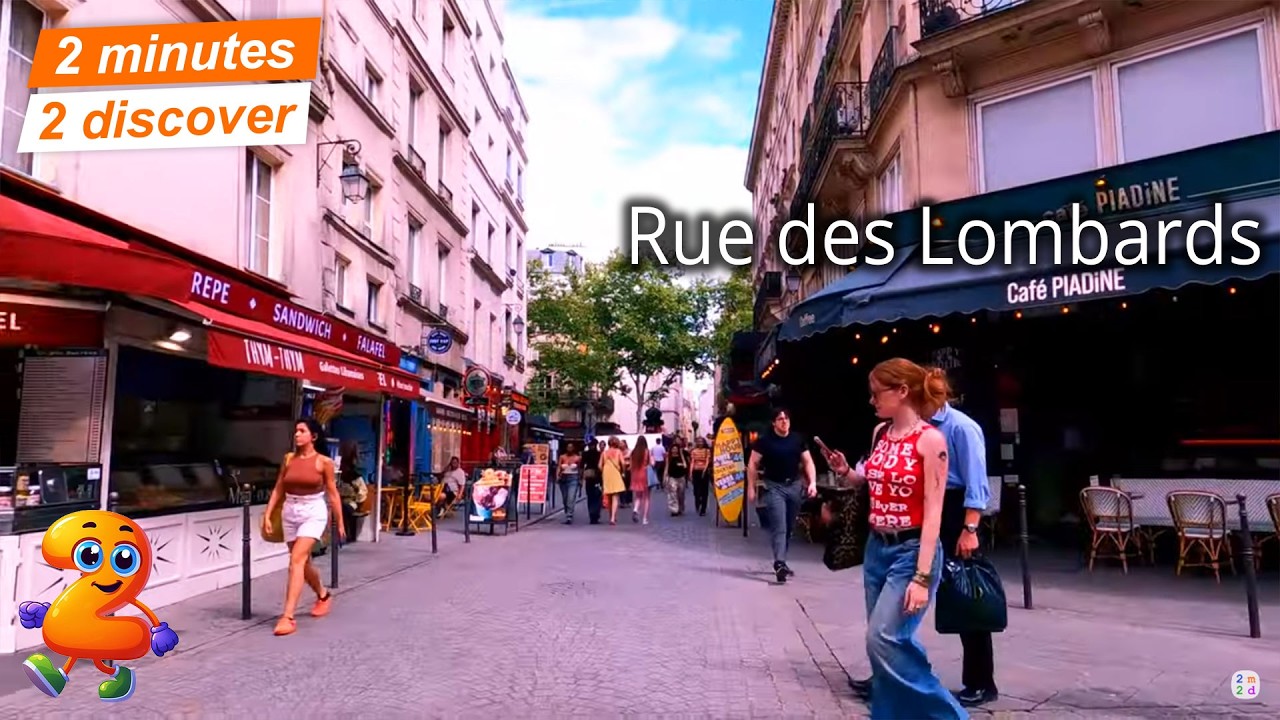 2 minutes 2 discover 306: Rue des Lombards, Paris, France - YouTube
