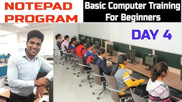 Notepad | Day 4 Final | Edit Menu | View Menu | Shortcuts