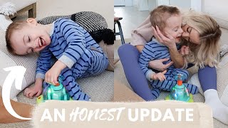 Can My Toddler With CP Still Sit Up...? + Strep Hit Our House AGAIN